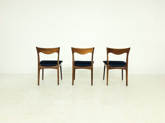 Image 1 of 3x vintage roseood dining chairs