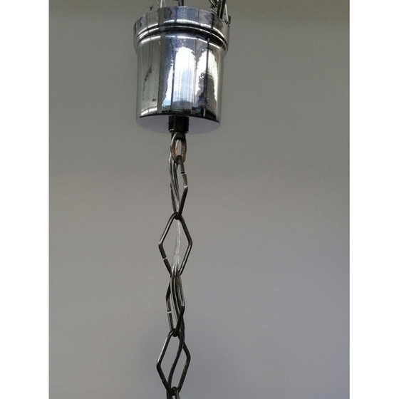 Image 1 of Lampada a sospensione in vetro vintage di Veca, Italia 1960