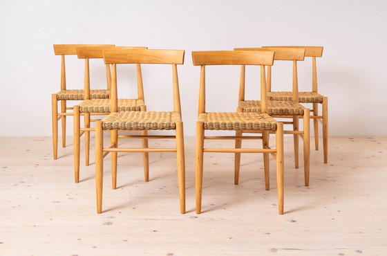 Image 1 of Set Of 6 Vintage Dining Chairs From Uluv, Czechoslovakia, 1960S