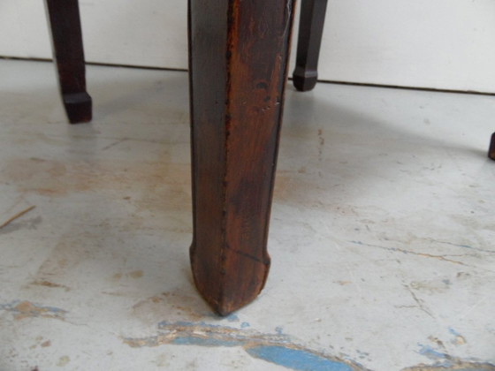 Image 1 of Vintage Japanese Side Table With Drawer