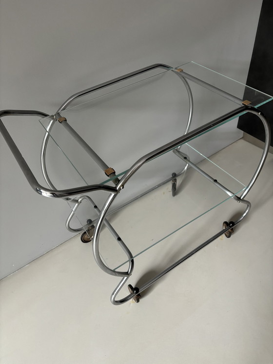 Image 1 of Art Deco Serving Cart