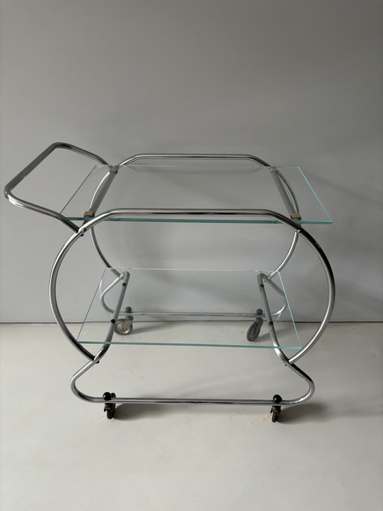 Image 1 of Art Deco Serving Cart