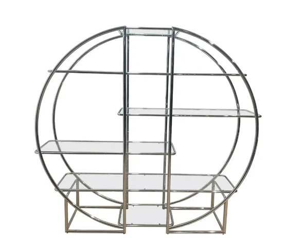 Image 1 of Chrome Art Deco/Bauhaus Style Rack Years 50'-70'