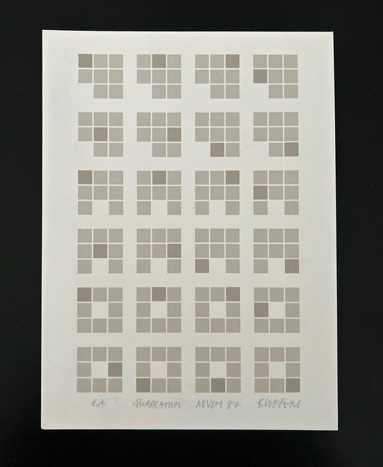 Image 1 of Screen printing Willem Kloppers - Quadratum