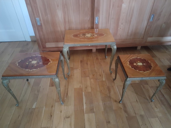 Image 1 of 3x tables gigognes VIntage