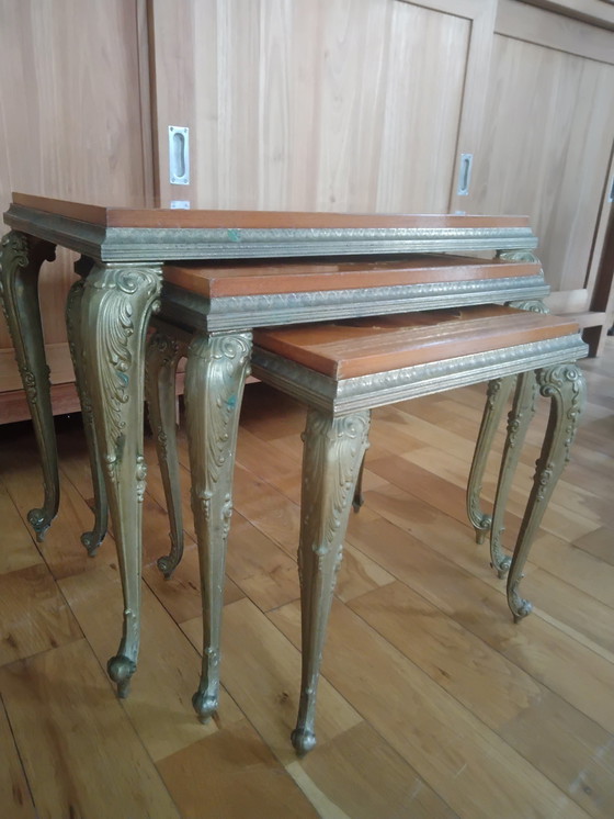 Image 1 of 3x tables gigognes VIntage