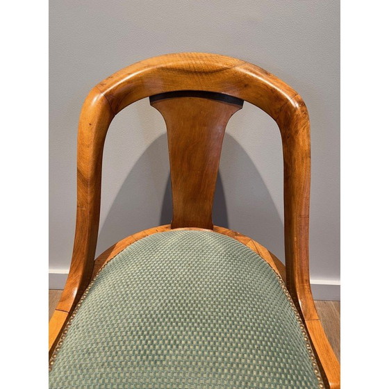 Image 1 of Set of 6 vintage walnut Gondola chairs, 1930