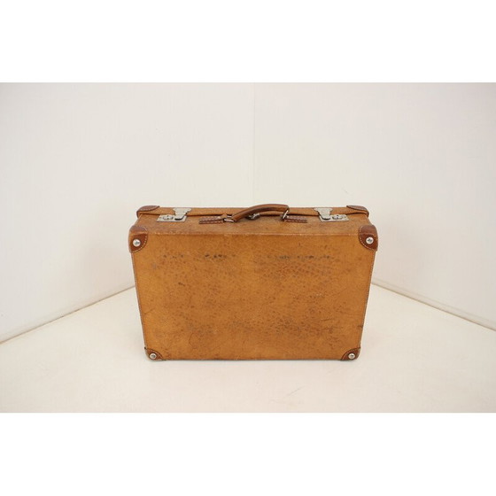 Image 1 of Maleta de cuero de mediados de siglo, Alemania, década de 1950
