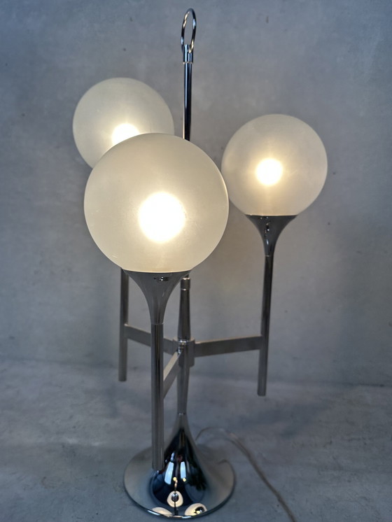 Image 1 of Vintage 'trumpet' table lamp - Boulanger