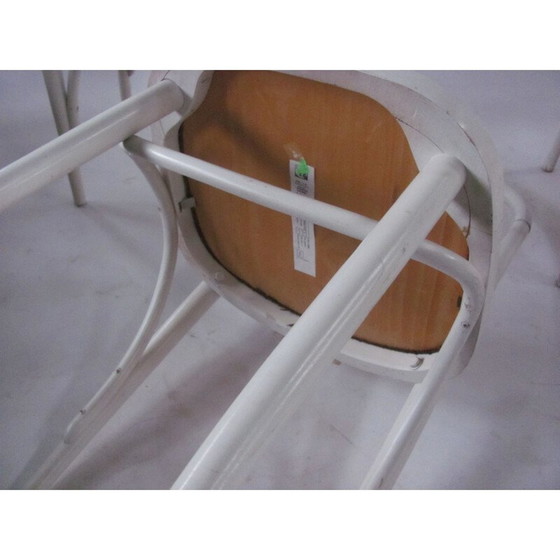 Image 1 of Set of 4 vintage beechwood chairs by Ton, Czechoslovakia 1970