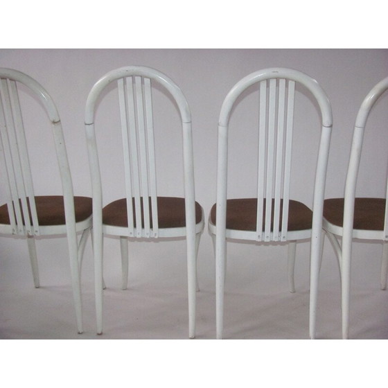 Image 1 of Set of 4 vintage beechwood chairs by Ton, Czechoslovakia 1970