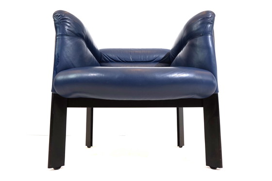 Image 1 of Poltrona Frau Interlude leather armchair by Marco Zanuso