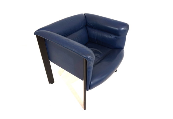 Image 1 of Poltrona Frau Interlude leather armchair by Marco Zanuso