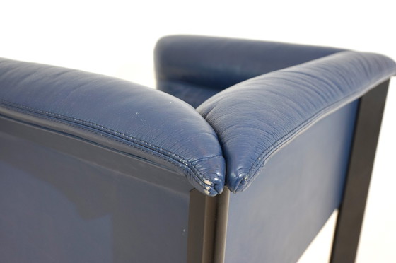 Image 1 of Poltrona Frau Interlude leather armchair by Marco Zanuso