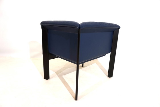 Image 1 of Poltrona Frau Interlude leather armchair by Marco Zanuso