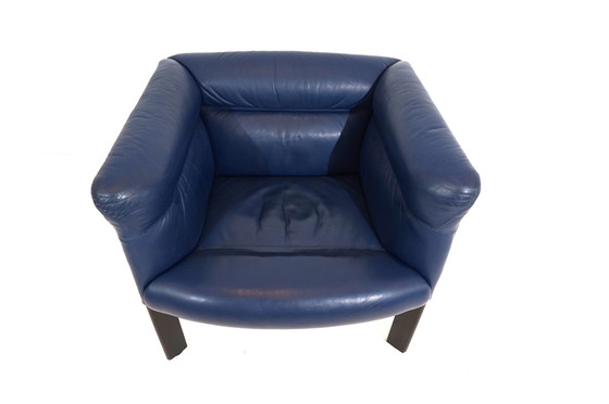 Image 1 of Poltrona Frau Interlude leather armchair by Marco Zanuso