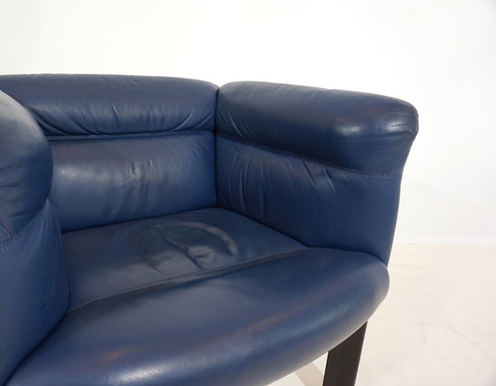 Image 1 of Poltrona Frau Interlude leather armchair by Marco Zanuso