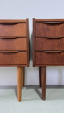 2x Danish nightstand drawer