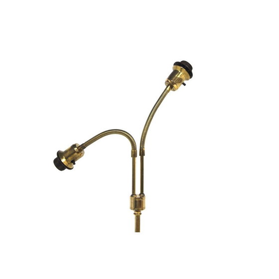 Image 1 of Vintage teak and metal floor lamp for Konsthantverk, Sweden 1950