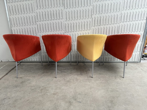 Image 1 of 4X Sillas de comedor Karel Boonzaaijer y Dick Spierenburg para Gelderland.