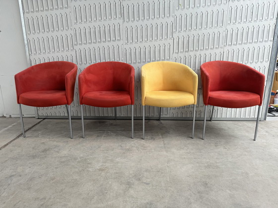 Image 1 of 4X Sillas de comedor Karel Boonzaaijer y Dick Spierenburg para Gelderland.