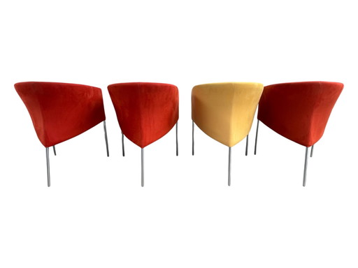 4X Dining Chairs Karel Boonzaaijer And Dick Spierenburg For Gelderland.