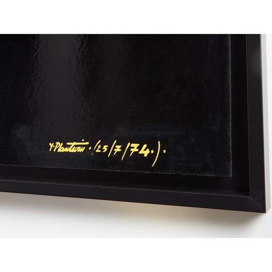 Image 1 of Dipinto d'epoca su pannello di legno di Yves Plantevin, 1974