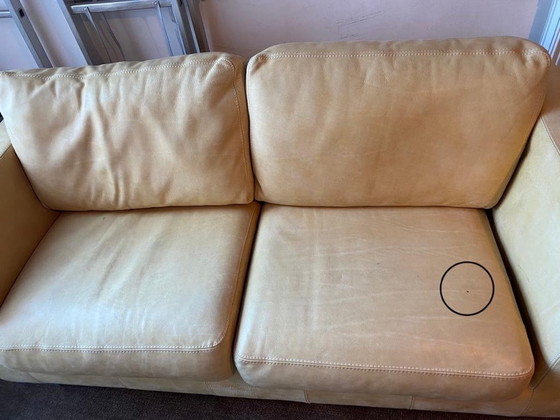 Image 1 of Modern Sofa Set, Leather; 2.5 Seater And 2 Times 1 Seater