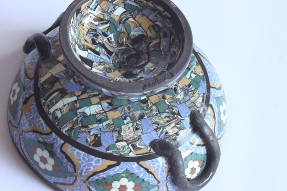 Image 1 of Jean Gerbino Mosaïc Tazza Bowl, France 1930S