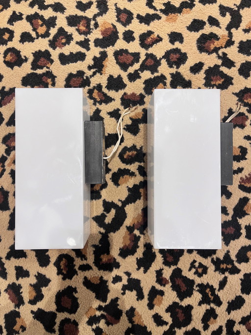 Coppia di lampade da parete vintage anni '50