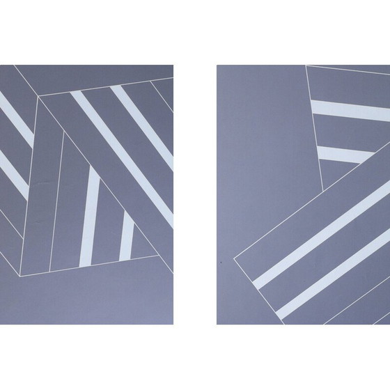 Image 1 of Vintage color lithography by Eskil Hansson, 1976