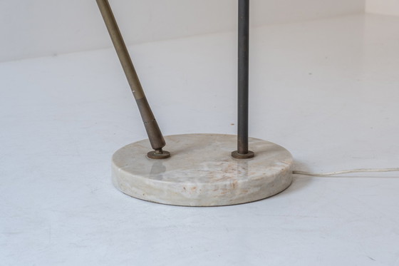 Image 1 of Rare 339-2 PX two armed floor lamp by Angelo and Giuseppe Ostuni & Renato Forti for Oluce, Italy 1952. 