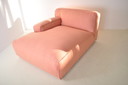 Fést Clay long chair small arm left KVADRAT