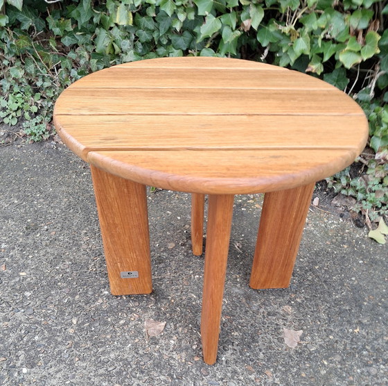 Image 1 of Gloster Teak Side Table 45 cm Diameter 40 cm High