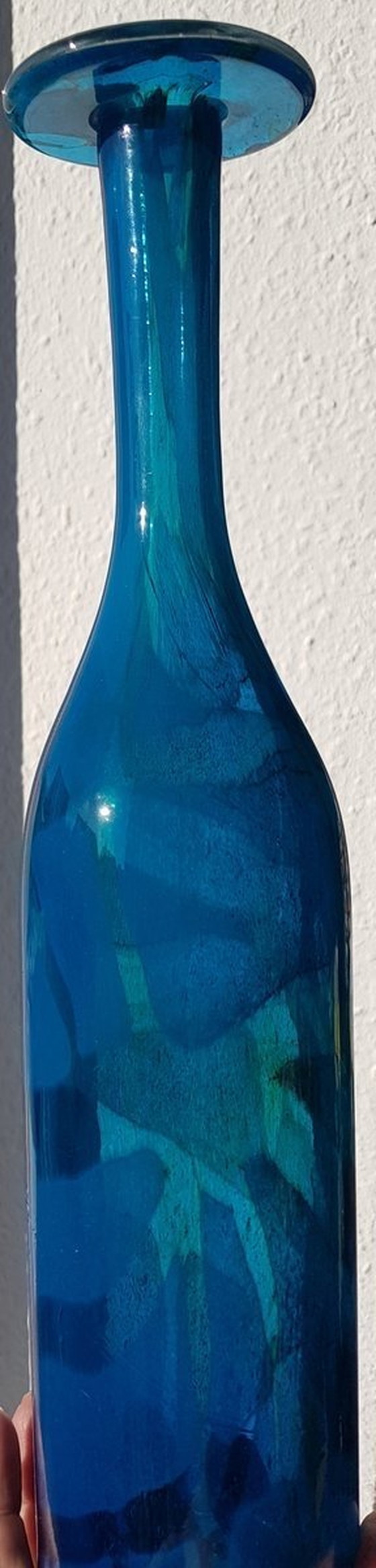 Image 1 of Bottle Vase In Ming Decor By Harris Michael For Mdina