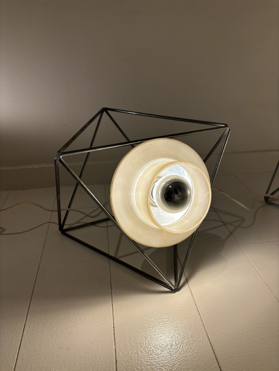 Image 1 of Sculptural Poliedra Floor Lamp By Felice Ragazzo For Guzzini, Italy, 1970S