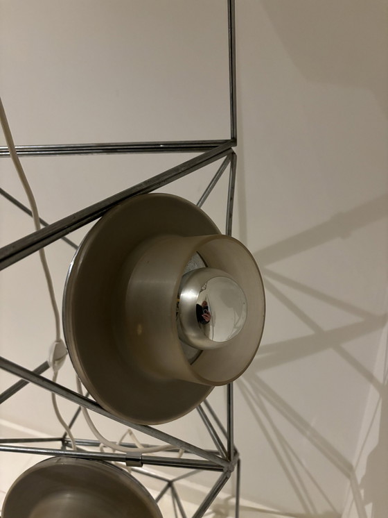 Image 1 of Sculptural Poliedra Floor Lamp By Felice Ragazzo For Guzzini, Italy, 1970S