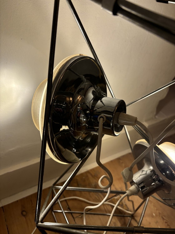 Image 1 of Sculptural Poliedra Floor Lamp By Felice Ragazzo For Guzzini, Italy, 1970S