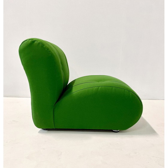 Image 1 of Vintage green armchairs by Doimo Salotti, Italy 1970