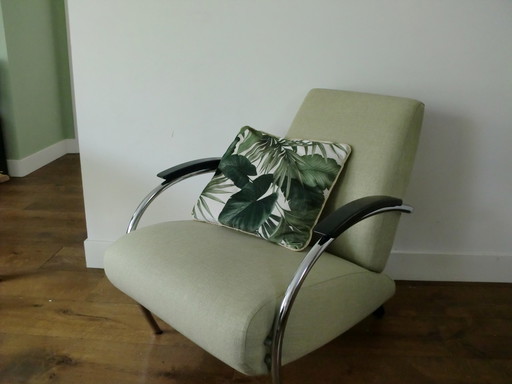 gelderland armchair 5470 design jan des bouvrie as new 2 pcs.