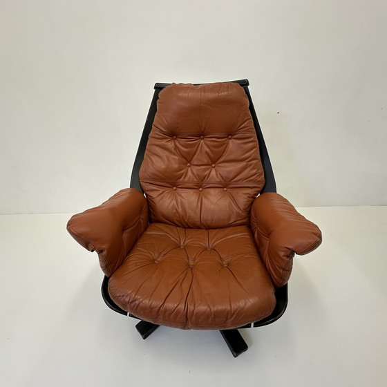 Image 1 of Silla giratoria Hans Brattrud para Hove Möbler, años 70