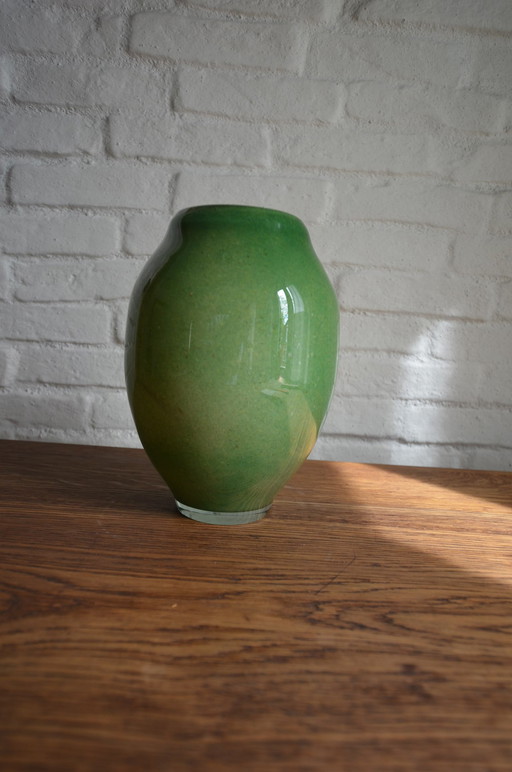 Vase en verre vintage