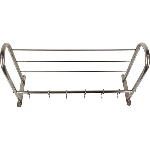 Vintage Bauhaus wall coat rack, 1930s