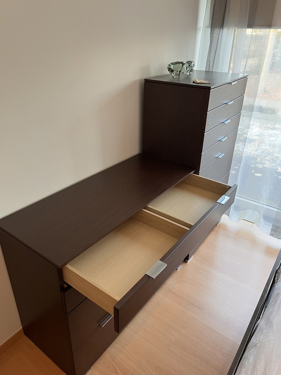 Image 1 of 4x Modern bedside tables and dresser