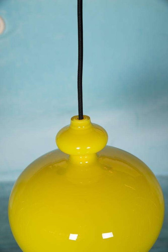 Image 1 of Vintage glass pendant lamp Hans agne Jakobssen