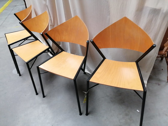 Image 1 of 4x D-tec Memphis style Chairs