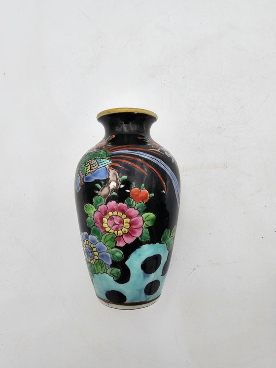 Image 1 of Pair Of Japanese Porcelain Vases Circa 1920