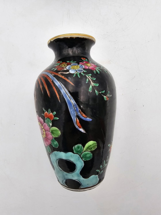 Image 1 of Pair Of Japanese Porcelain Vases Circa 1920