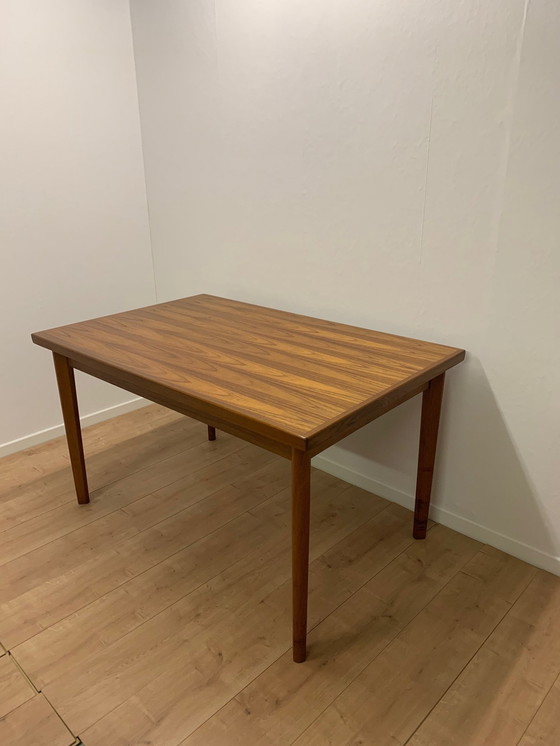 Image 1 of Extendable Teak Dining Table, Att. Brdr. Furbo, 1960