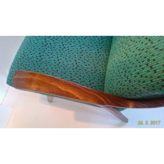 Image 1 of A pair of Czech armchairs in "Brussels style" - 1960s